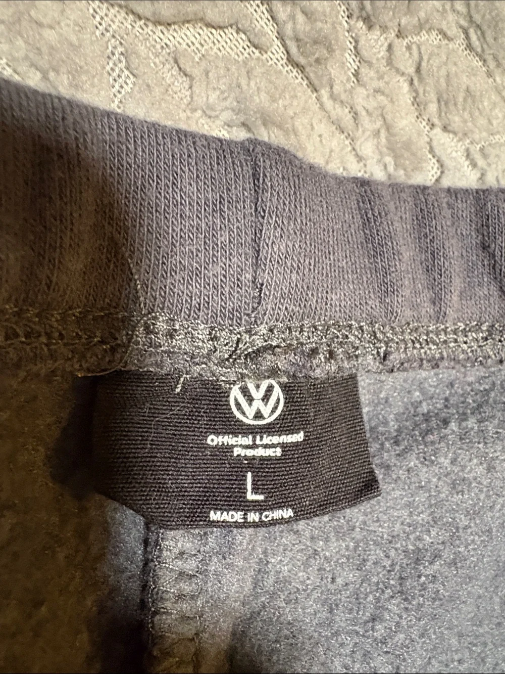Women's Grey Shorts with Volkswagen Logo- Size Large
